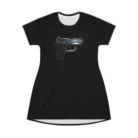 22 Calibur All Over Print T-Shirt Dress