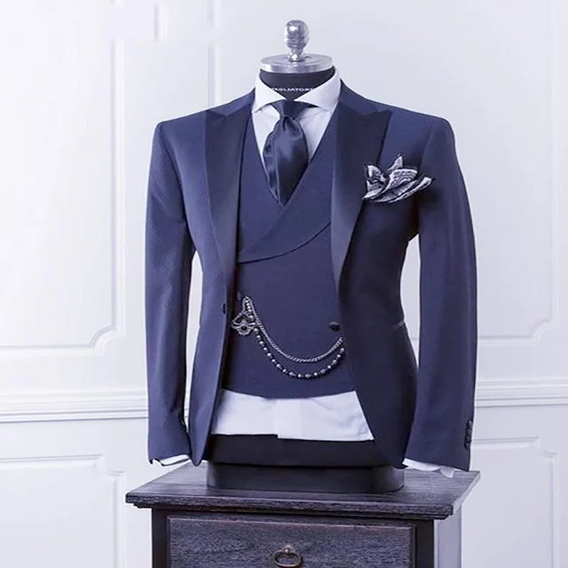 Business Modern Men Suit With Pants