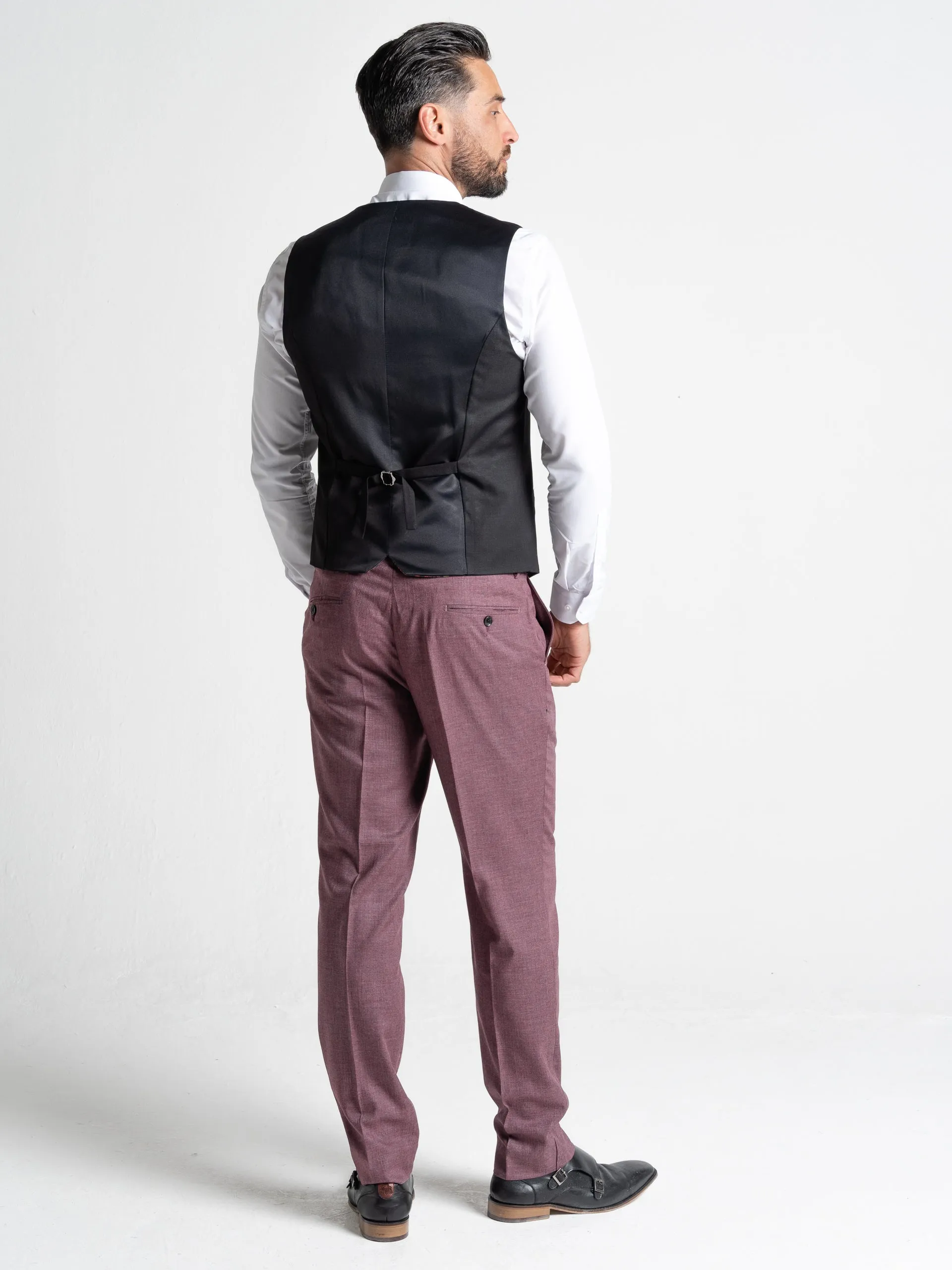 CHARLIE LILAC BLAZER WITH BLACK WAISTCOAT