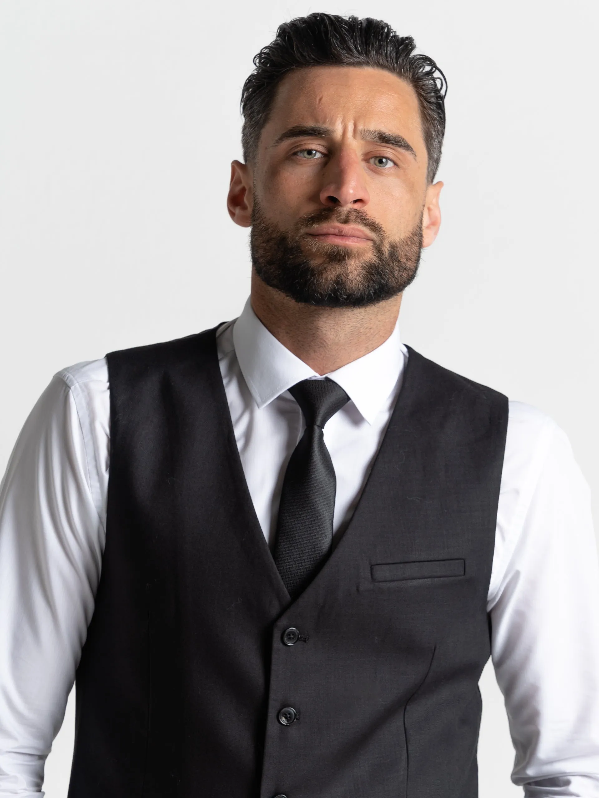 CHARLIE LILAC BLAZER WITH BLACK WAISTCOAT