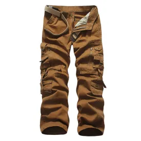 Cotton Multi-pocket Cargo Pants