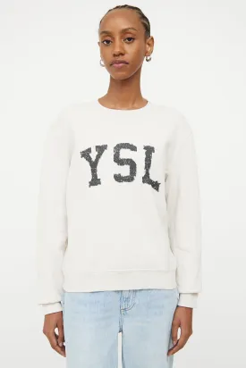 Cream Cotton Sweatshirt