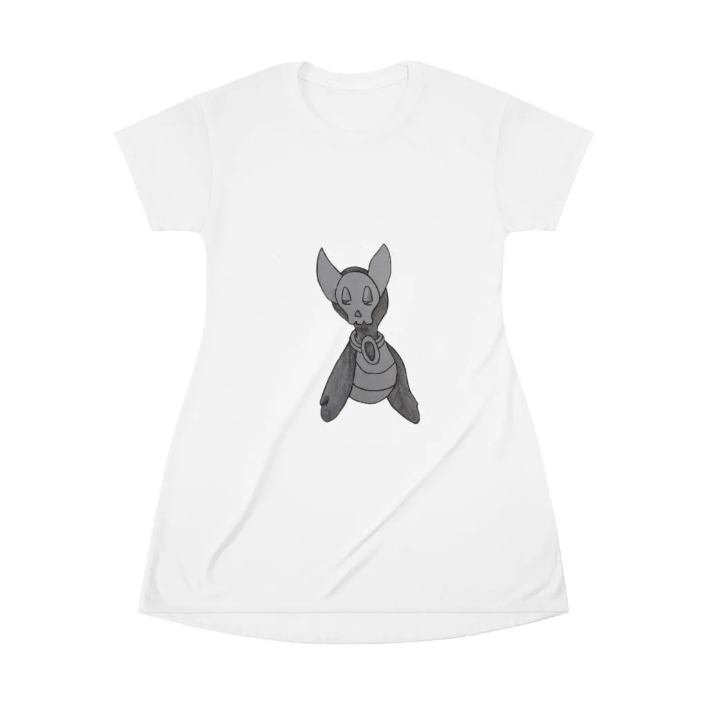 Ghoul All Over Print T-Shirt Dress