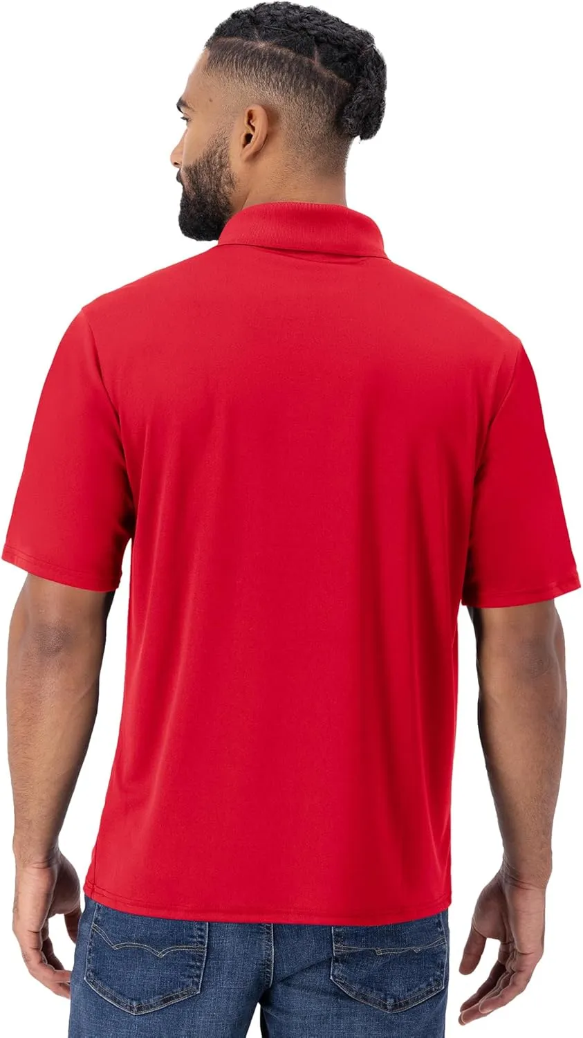 Hanes Sport Men's Polo Shirt, Men's Cool DRI Moisture-Wicking Performance Polo Shirt, Jersey Knit Performance Polo Shirt
