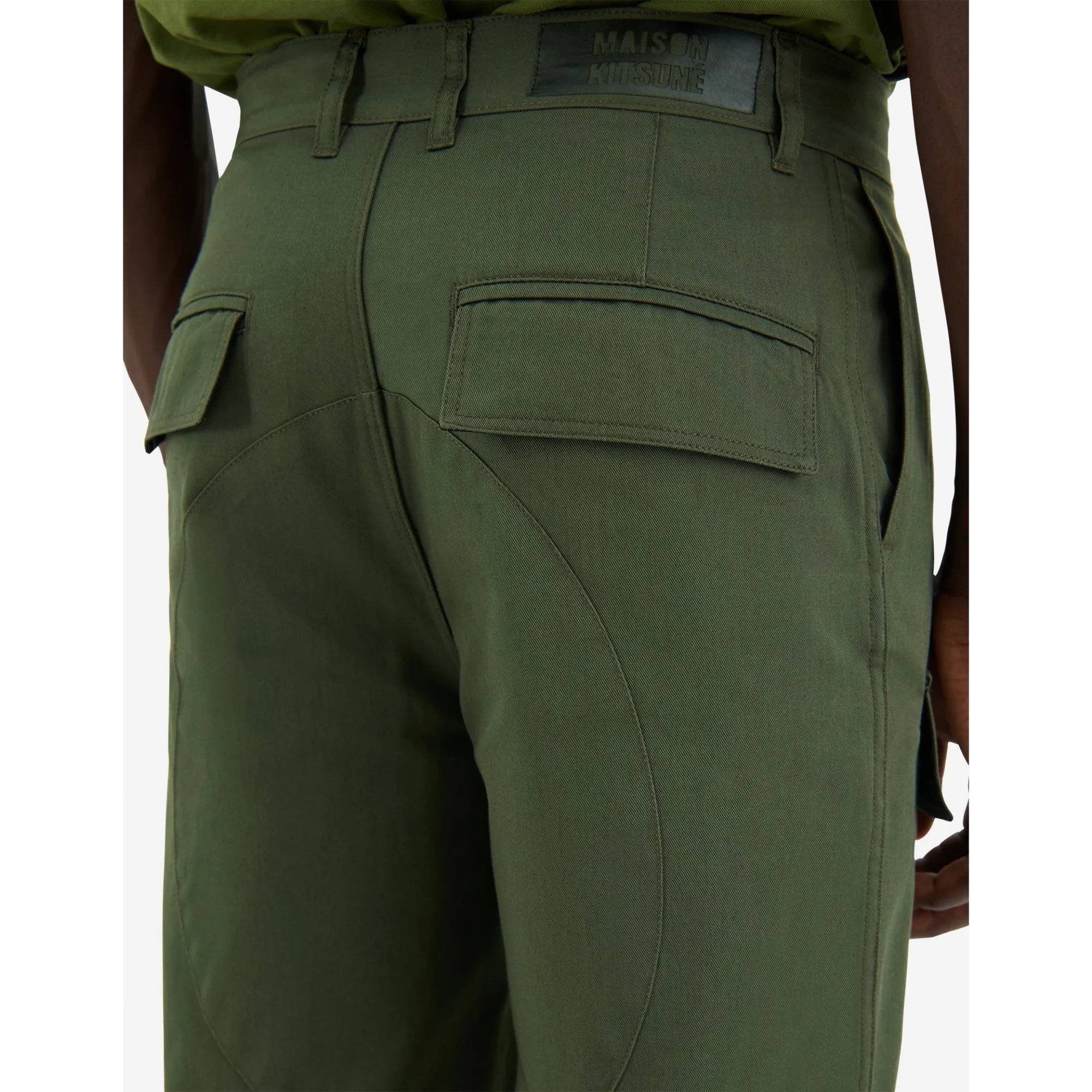 Men Cargo Pants - Dark Khaki