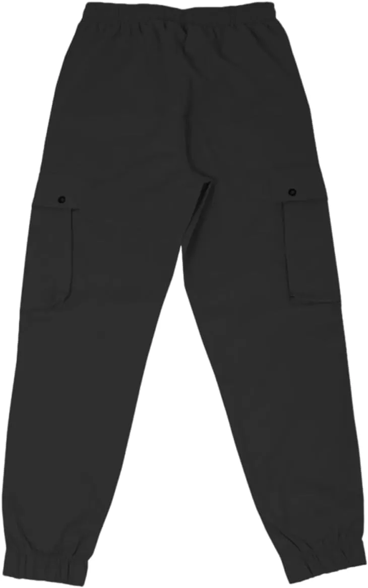 Men Joggers Cargo Pants Hiking Outdoor Recreation Pants Stack Elastic Waist Pocket Pants Casual
