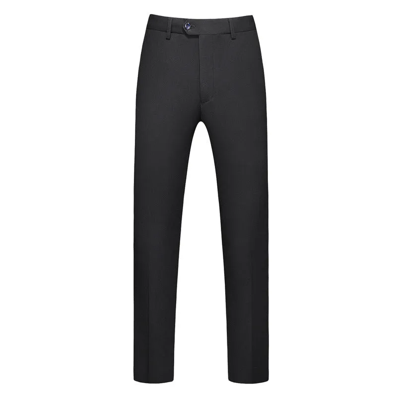 Men’s 3-Piece Classic Double-breasted Black Business Suit