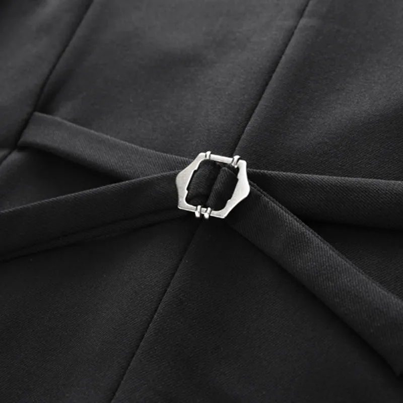 Men’s 3-Piece Classic Double-breasted Black Business Suit