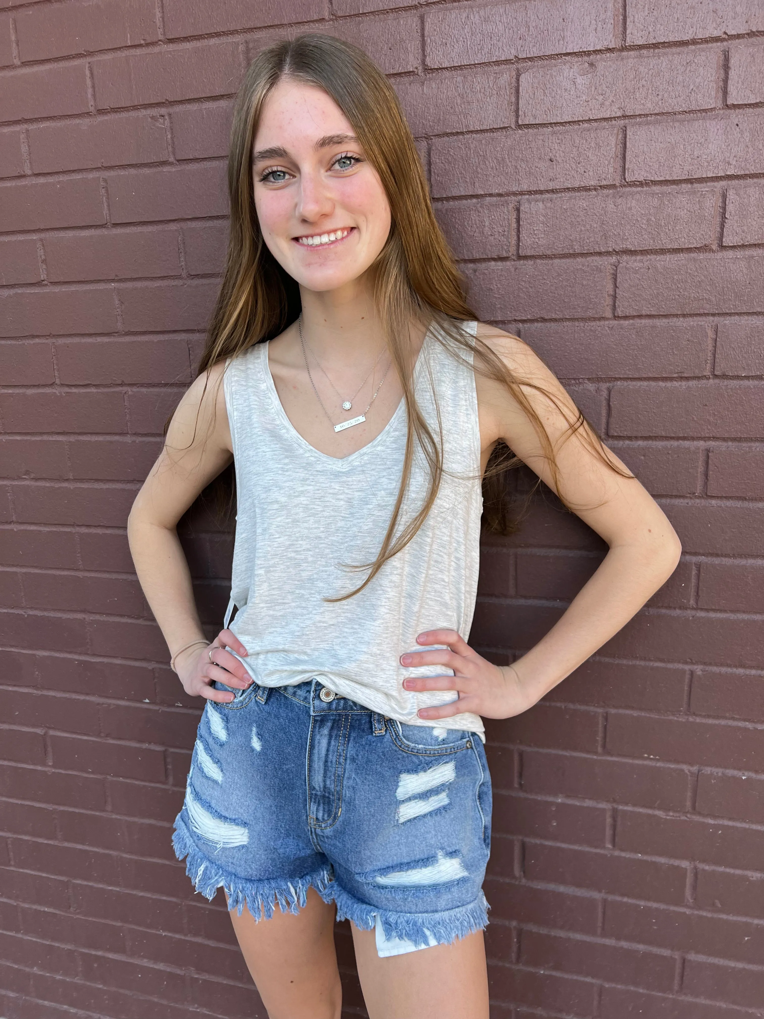 More Than A Feeling Tank - Heather Grey