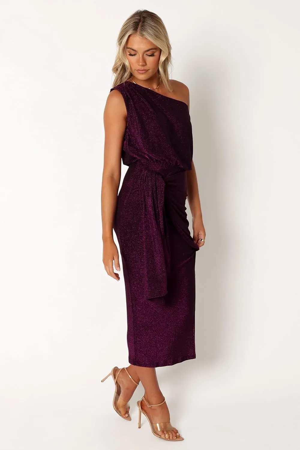 Petal & Pup Women's Santiago Off Shoulder Midi Dress