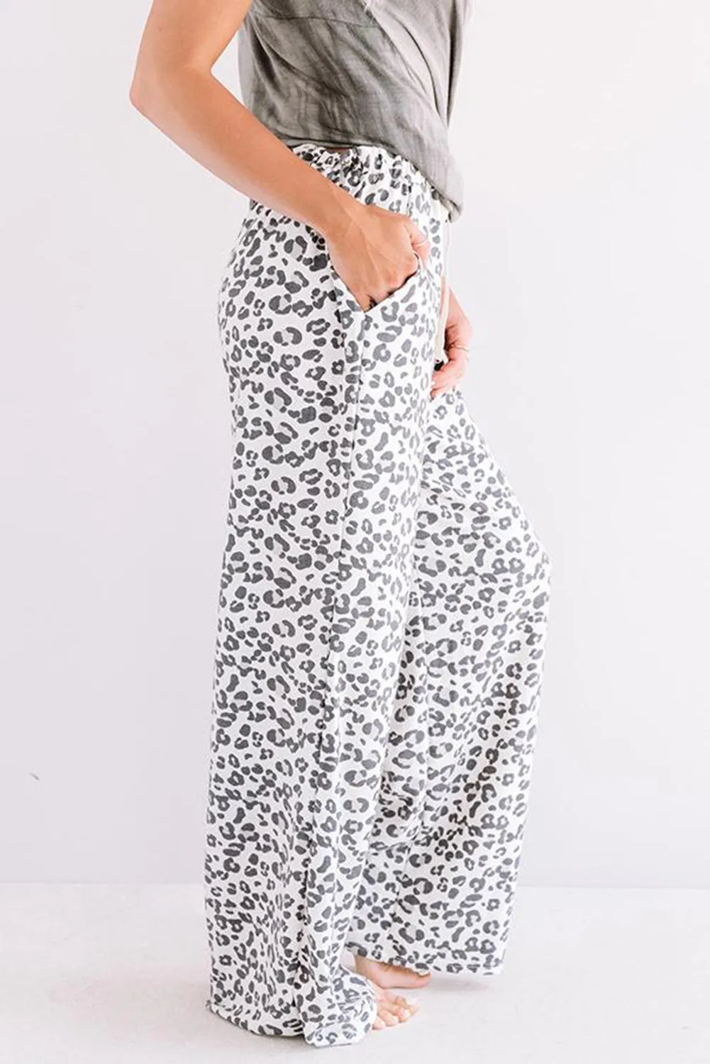 Print Loose Fit Pants