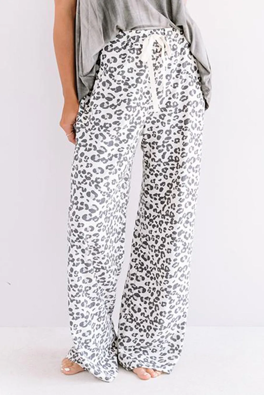 Print Loose Fit Pants