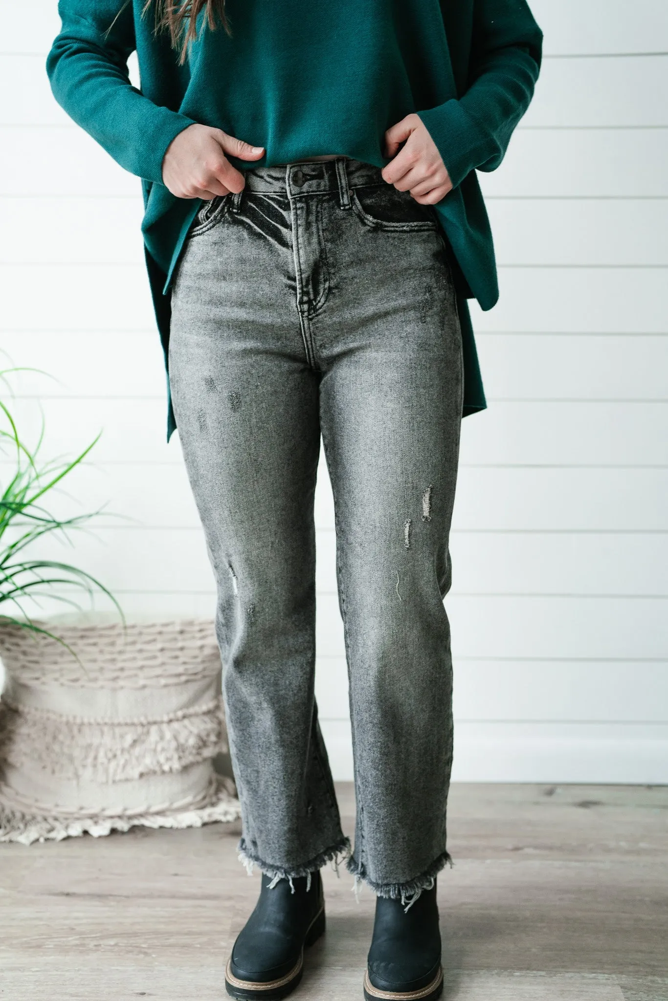 Risen Julia High Rise Straight Jean