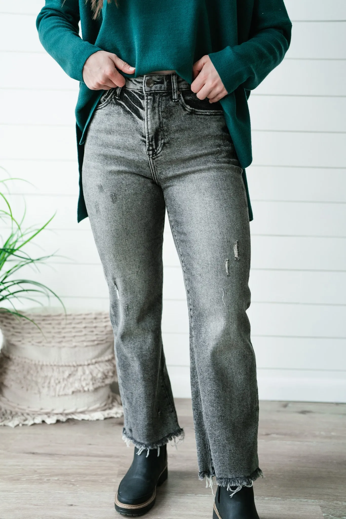 Risen Julia High Rise Straight Jean