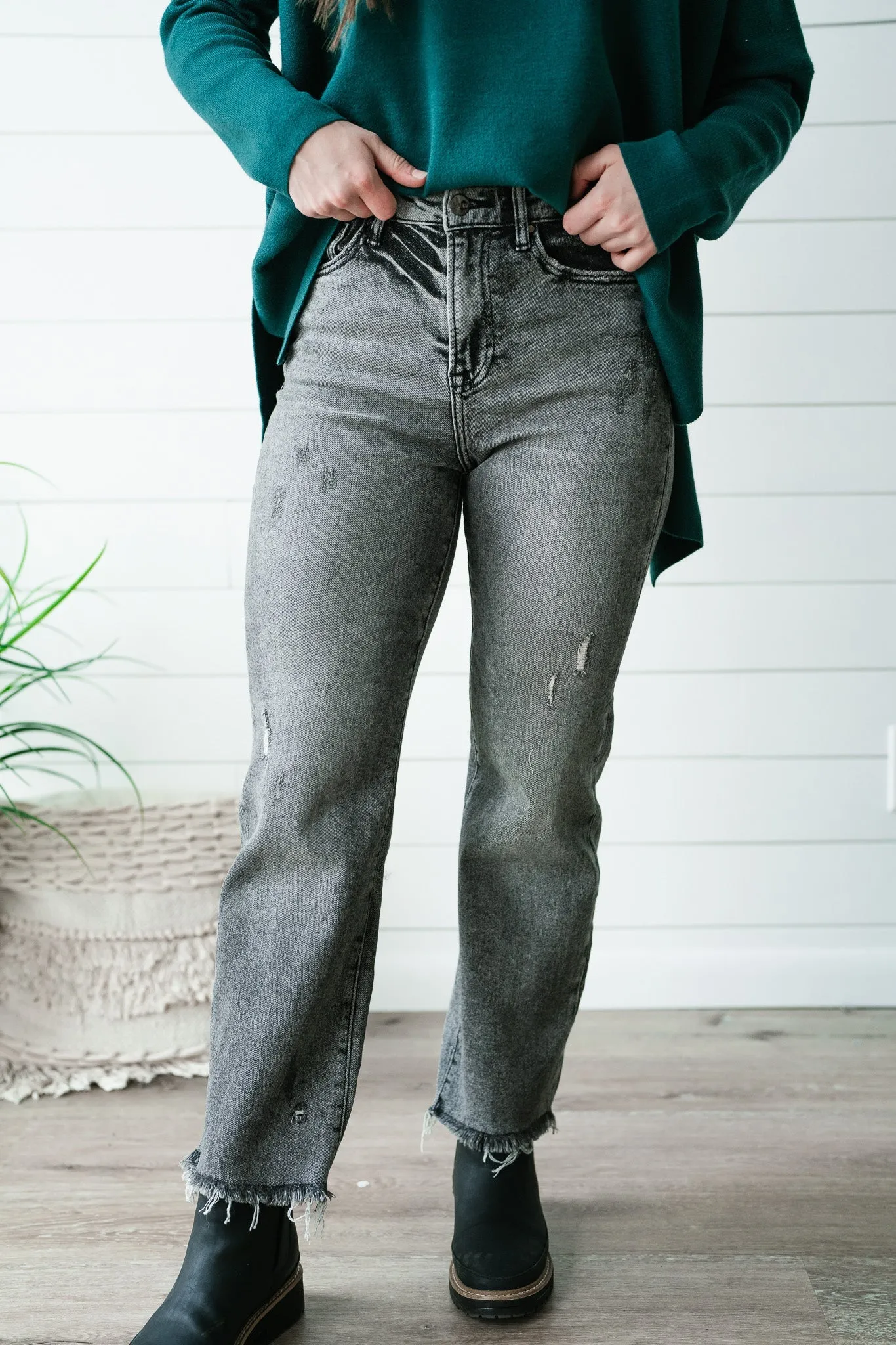 Risen Julia High Rise Straight Jean