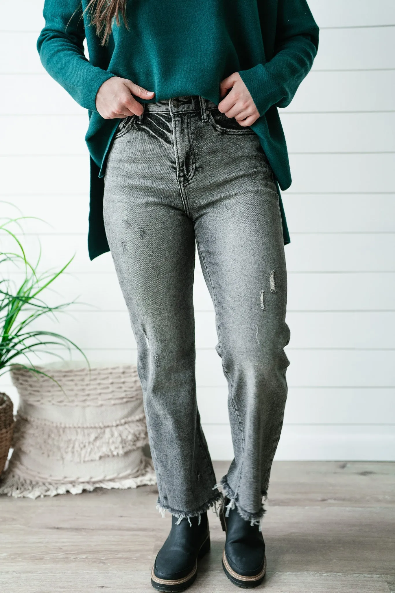 Risen Julia High Rise Straight Jean