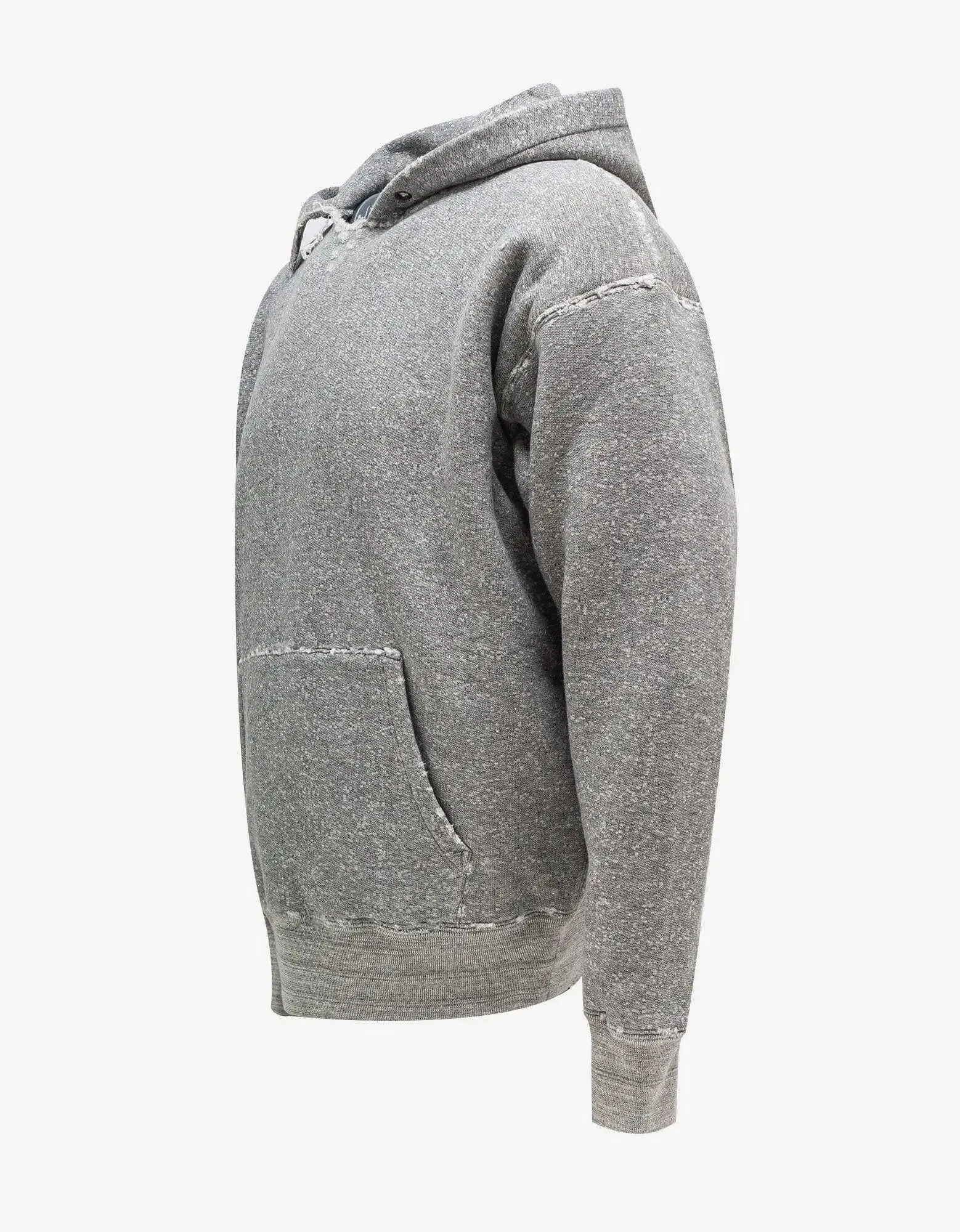 Saint Laurent Grey Saint Laurent Universite Print Hoodie