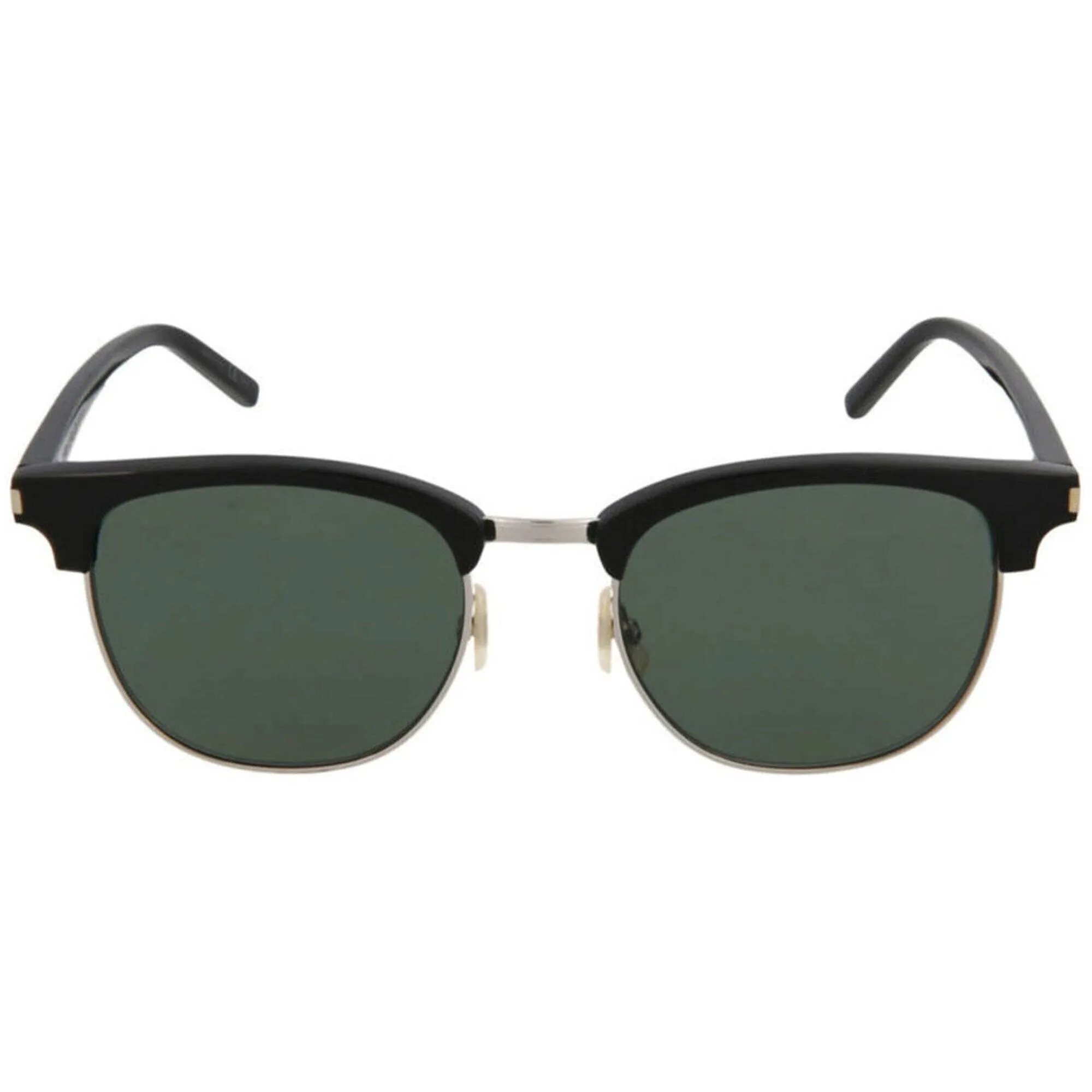 Saint Laurent Men's Sunglasses - Green Lens Black Square Frame | SAINT LAURENT SL108 5