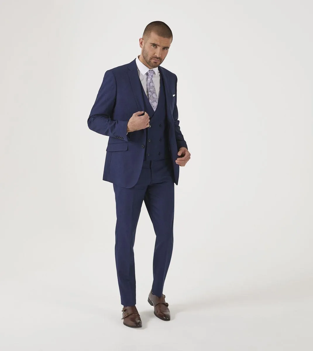 Skopes Men's Tailored Fit Harcourt Waistcoat in Navy 34 to 62 Regular