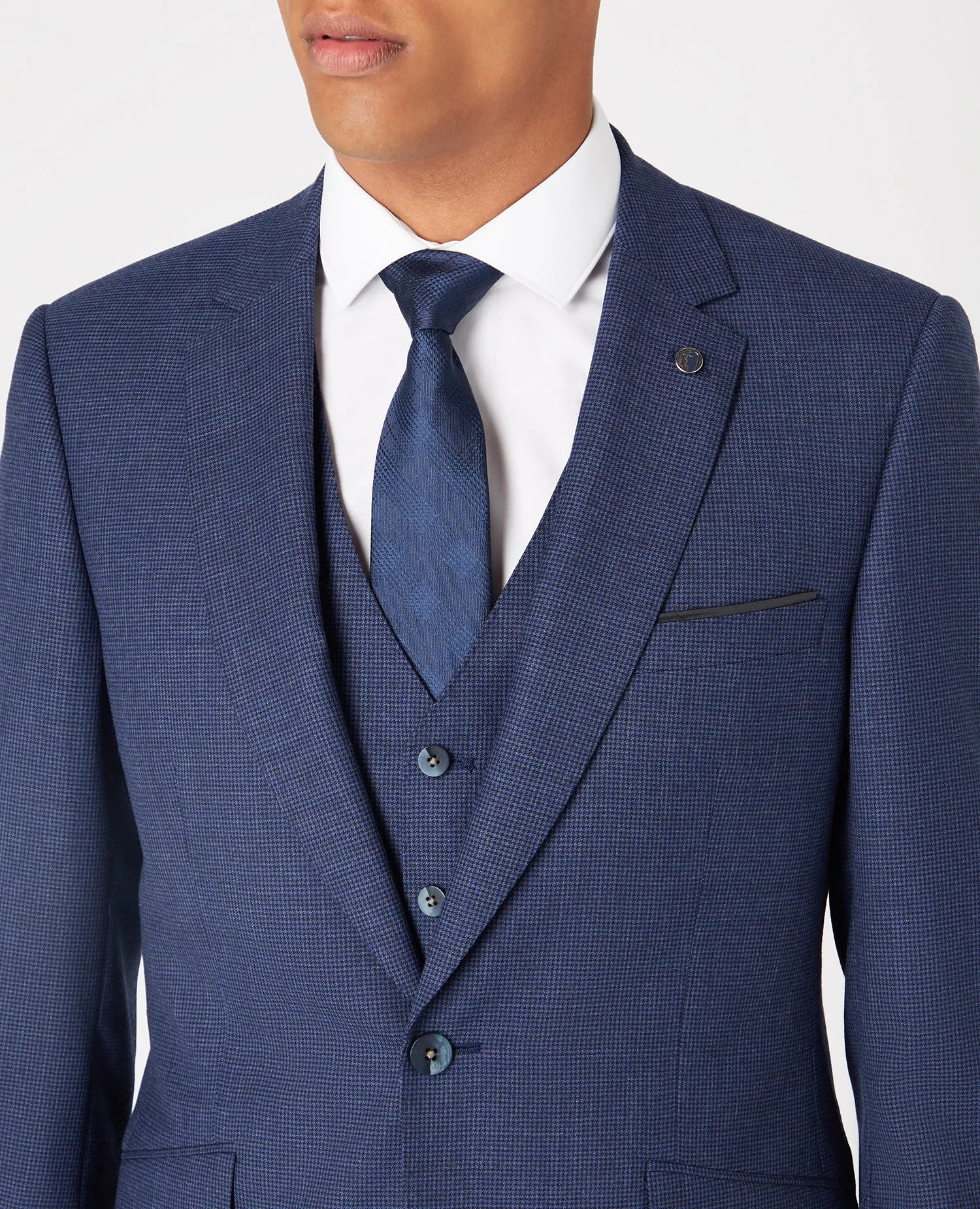 Tapered Fit Wool Blend Mix and Match Suit