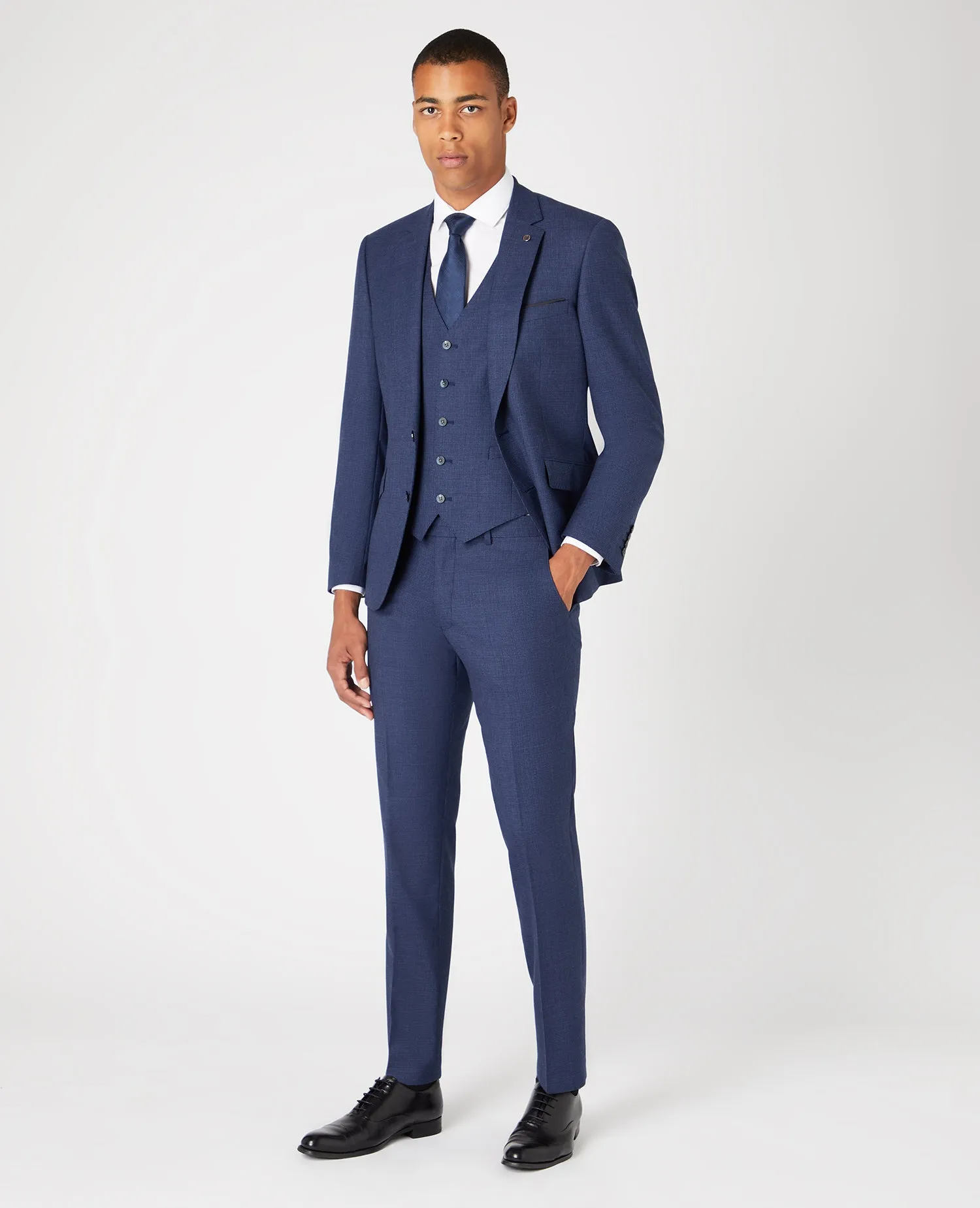 Tapered Fit Wool Blend Mix and Match Suit