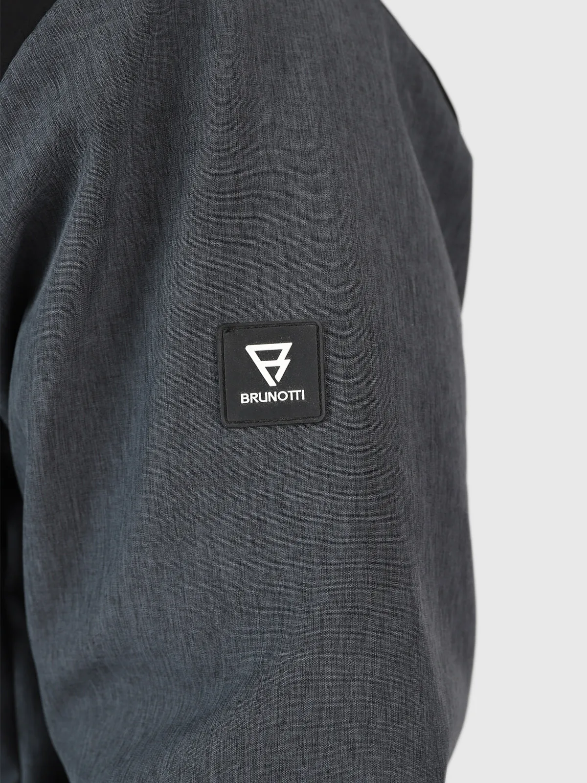 Twinstroke Men Softshell Snow Jacket | Dark Grey Melee