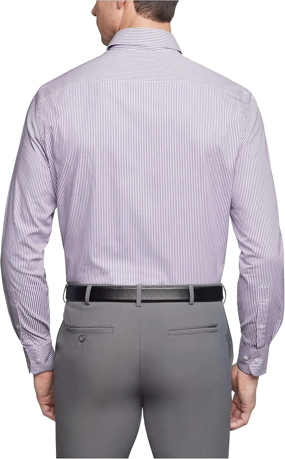Van Heusen Men's Regular Fit Pinpoint Stripe Dress Shirt - Amazon Exclusive