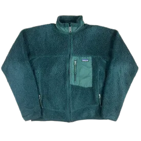 Vintage 1999 Patagonia "Retro-X Deep Pile" Forest Green Fleece