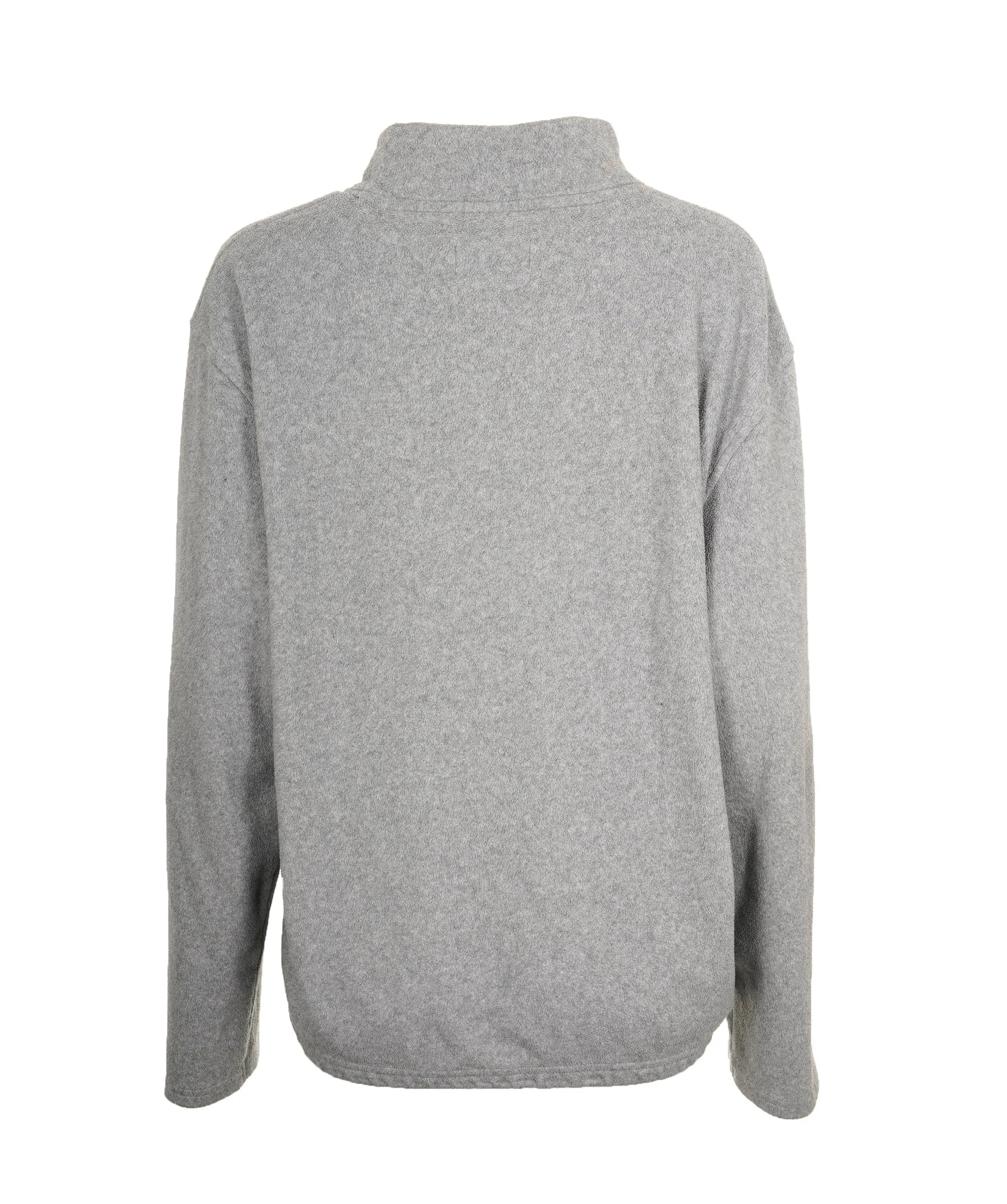 Yves Saint Laurent Fleece Jumper 90s Vintage Sweatshirt Grey Oversized Size L ASL9613