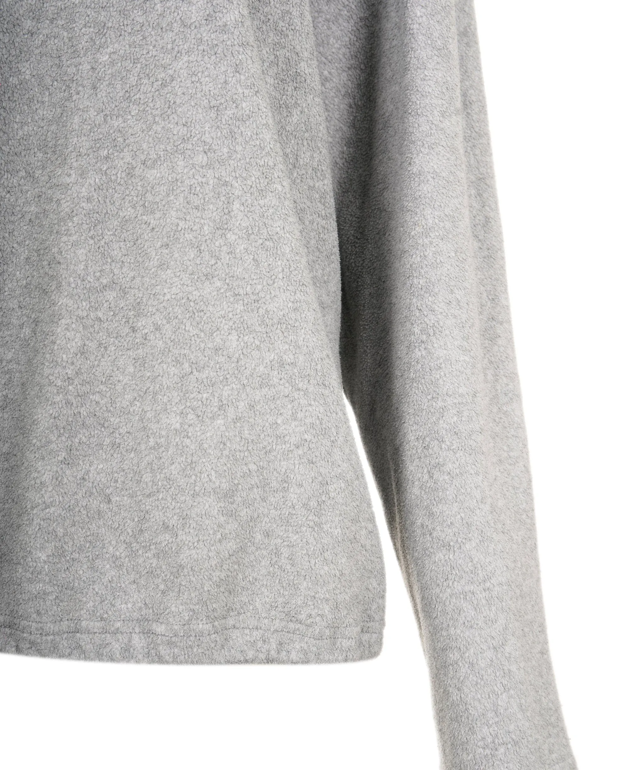 Yves Saint Laurent Fleece Jumper 90s Vintage Sweatshirt Grey Oversized Size L ASL9613